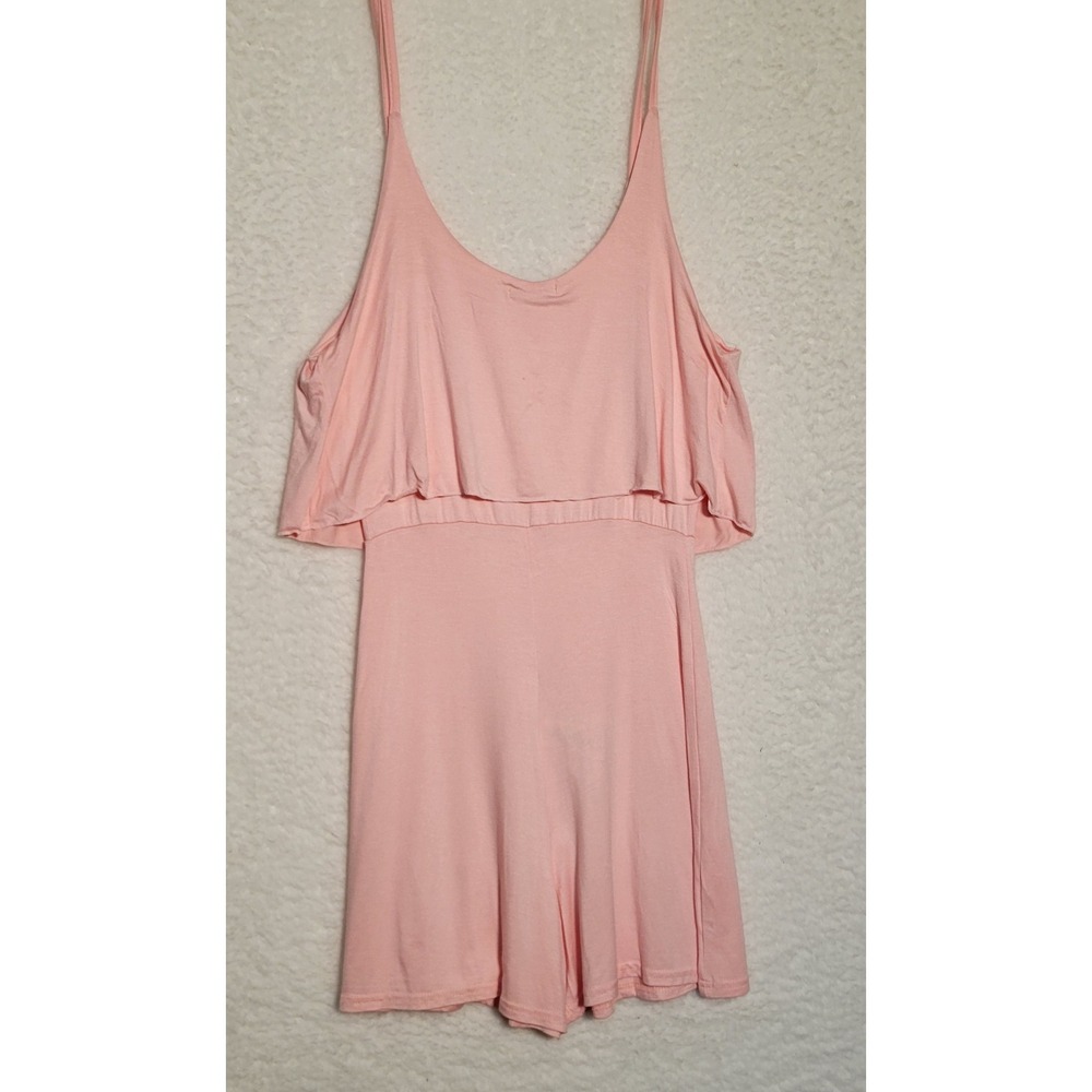 Boohoo Strappy Cami Playsuit New Womens Pink Size 6 US NWT Jumpsuit 0313‎ - Picture 2 of 12